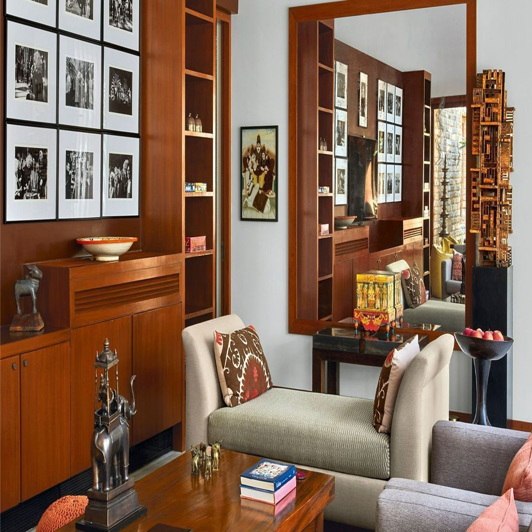 Architectural Digest and    	 Inside Jay Mehta's family home in Porbandar, poetically shaped by Channa Daswatte Jany and Juhis Home ASH_0162 Shot by Ashish Sahi image